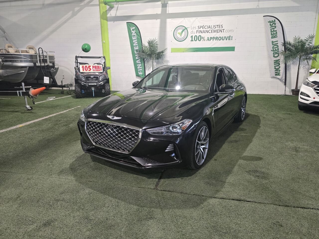 Genesis G70 2019 Noir Longueuil, - photo #0