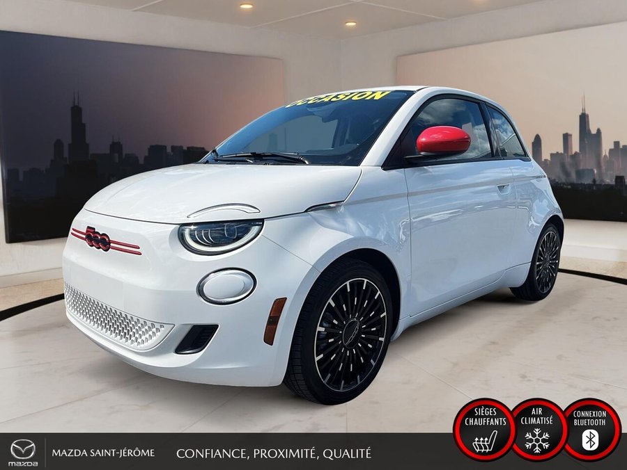 FIAT 500e Édition (RED) | CLEAN CARFAX | 2024 Blanc