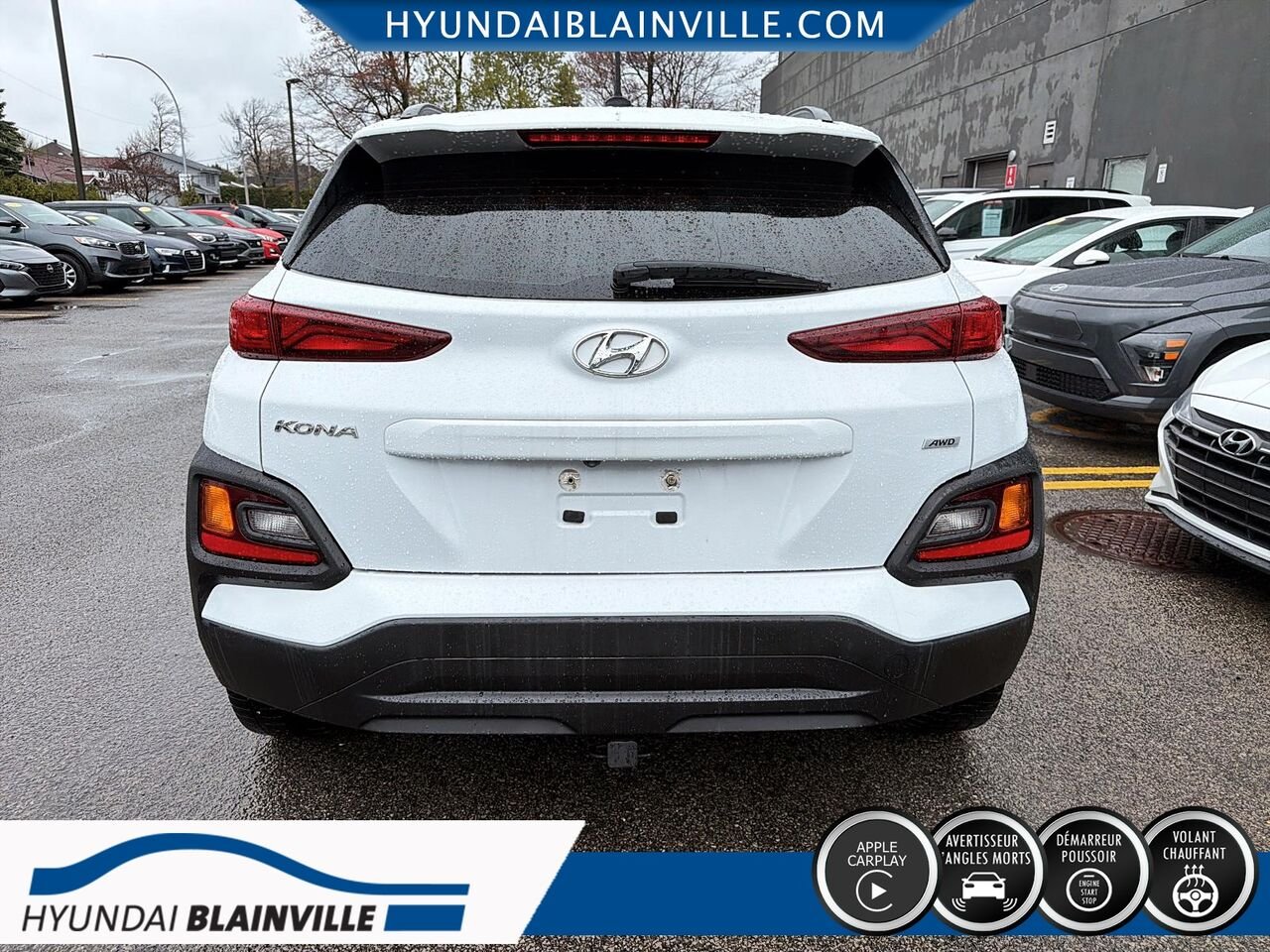 2020 Hyundai Kona White Blainville - photo #4