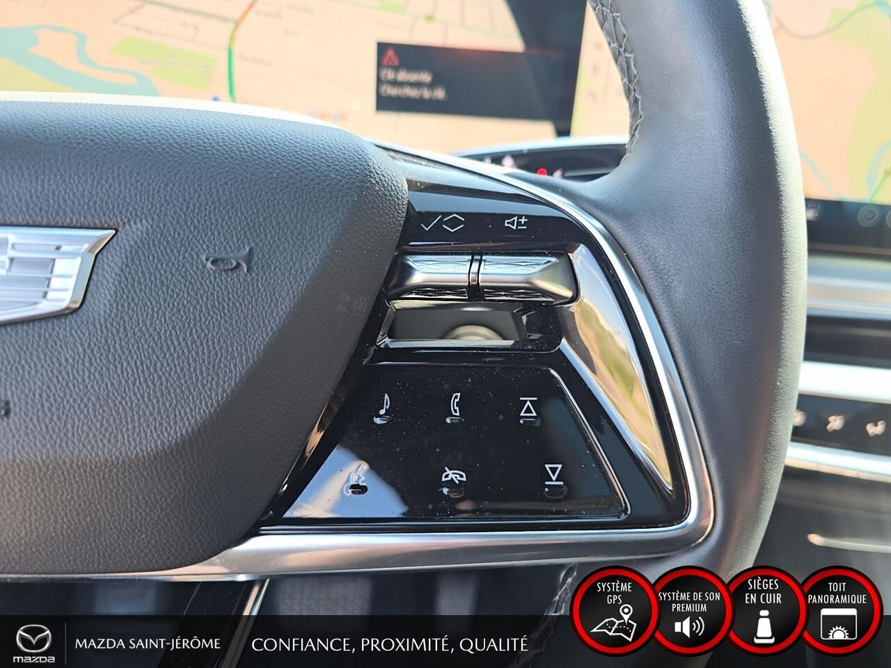 2025 Cadillac LYRIQ TRANSFERT DE BAIL $879/MOIS +TX BALANCE 12 MOIS Black Saint-Jérôme - photo #14
