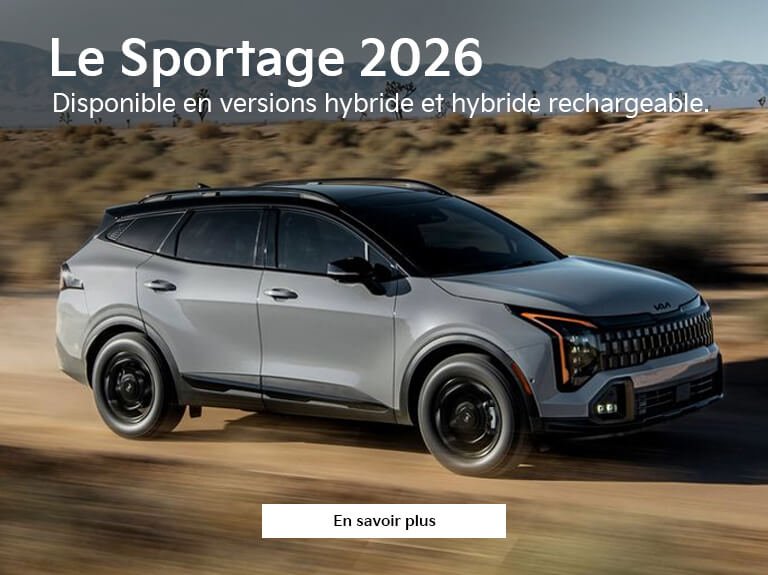 Kia header SPORTAGE 2026 aout