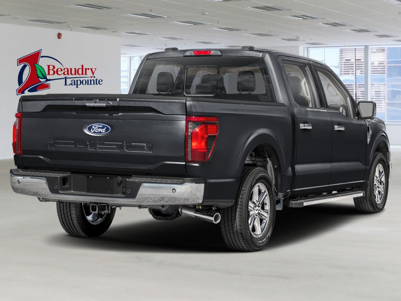 2025 Ford F-150 Agate Black Metallic La Sarre - photo #2