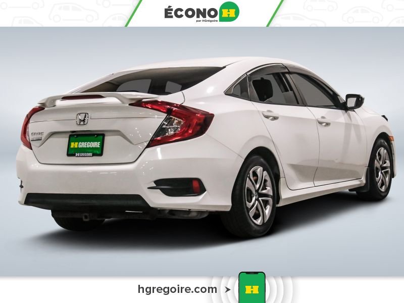2016 Honda Civic White Laval - photo #7