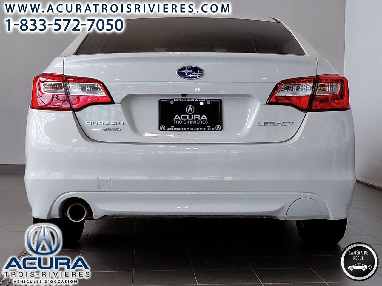 2017 Subaru LEGACY SYMMETRICAL AWD White Trois-Rivières - photo #8