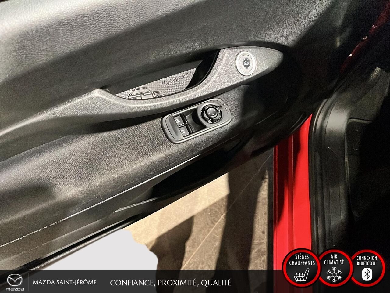 FIAT 500e Édition (RED) | CLEAN CARFAX | 2024 Rouge Saint-Jérôme - photo #12