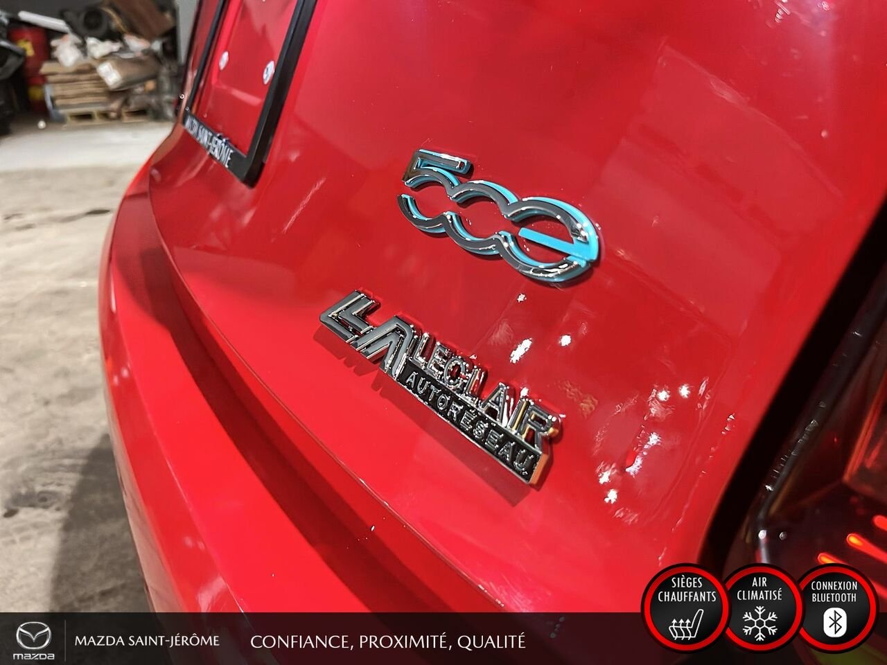 FIAT 500e Édition (RED) | CLEAN CARFAX | 2024 Rouge Saint-Jérôme - photo #8
