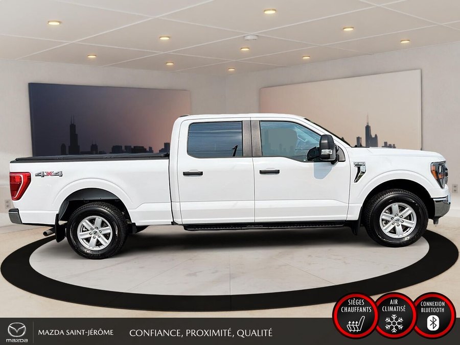 Ford F-150 XLT SUPERCREW | 4X4 | GROUPE REMORQUAGE | 3.5L ECOBOOST | 2023 Blanc