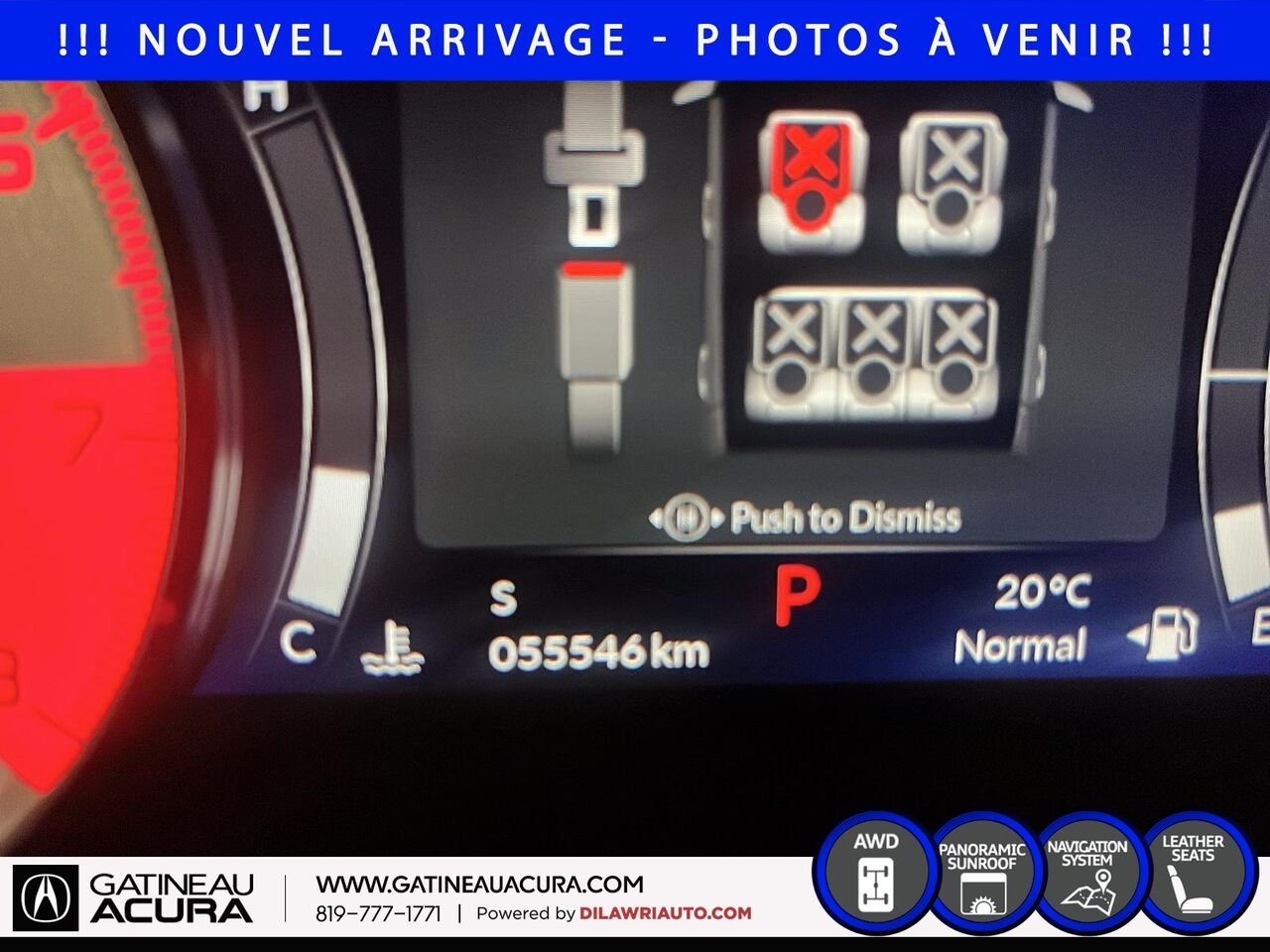 Acura RDX A-Spec SH-AWD 2022 Noir Ottawa & Gatineau - photo #12