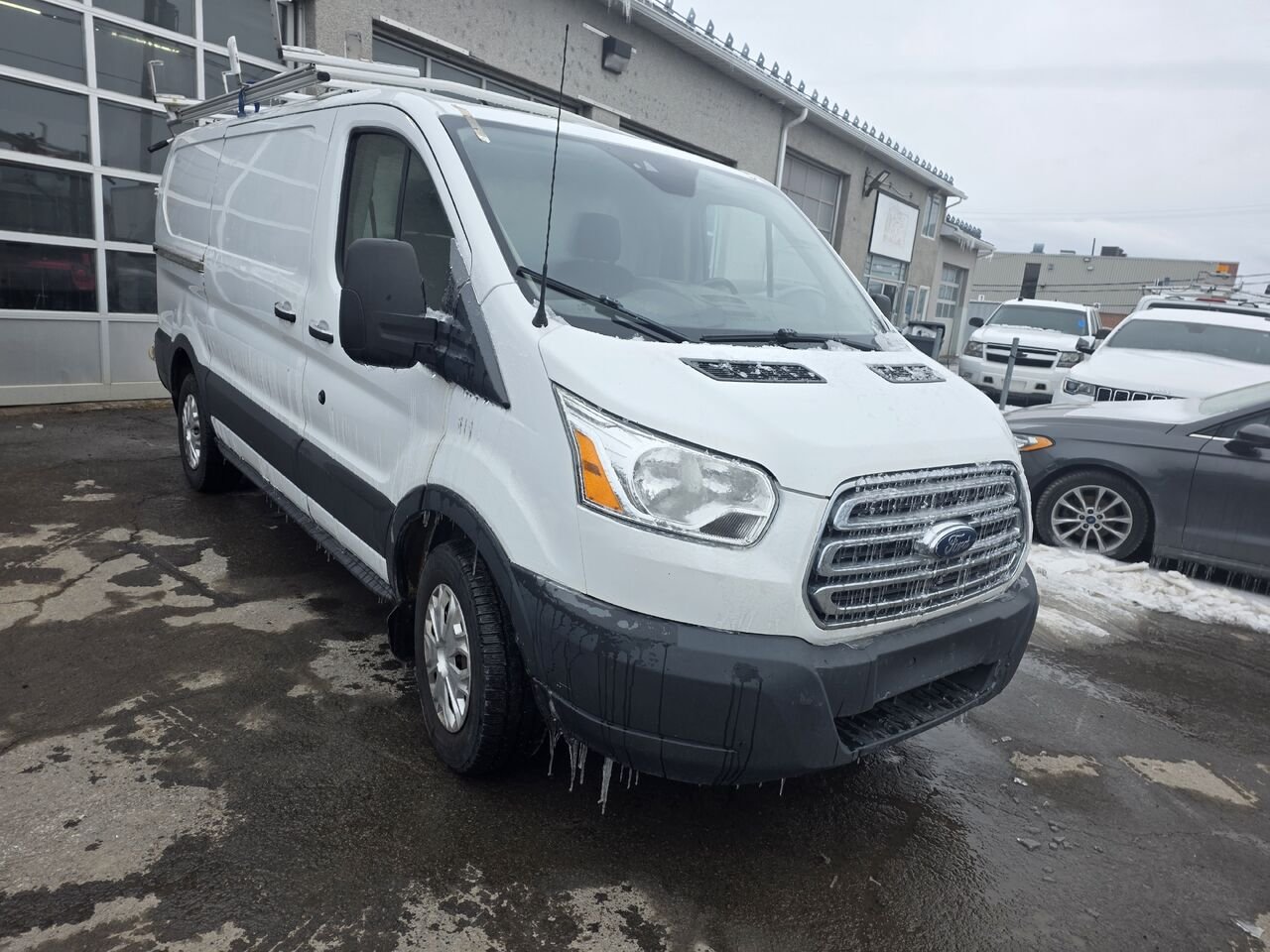 2016 Ford Transit fourgon utilitaire White  - photo #7