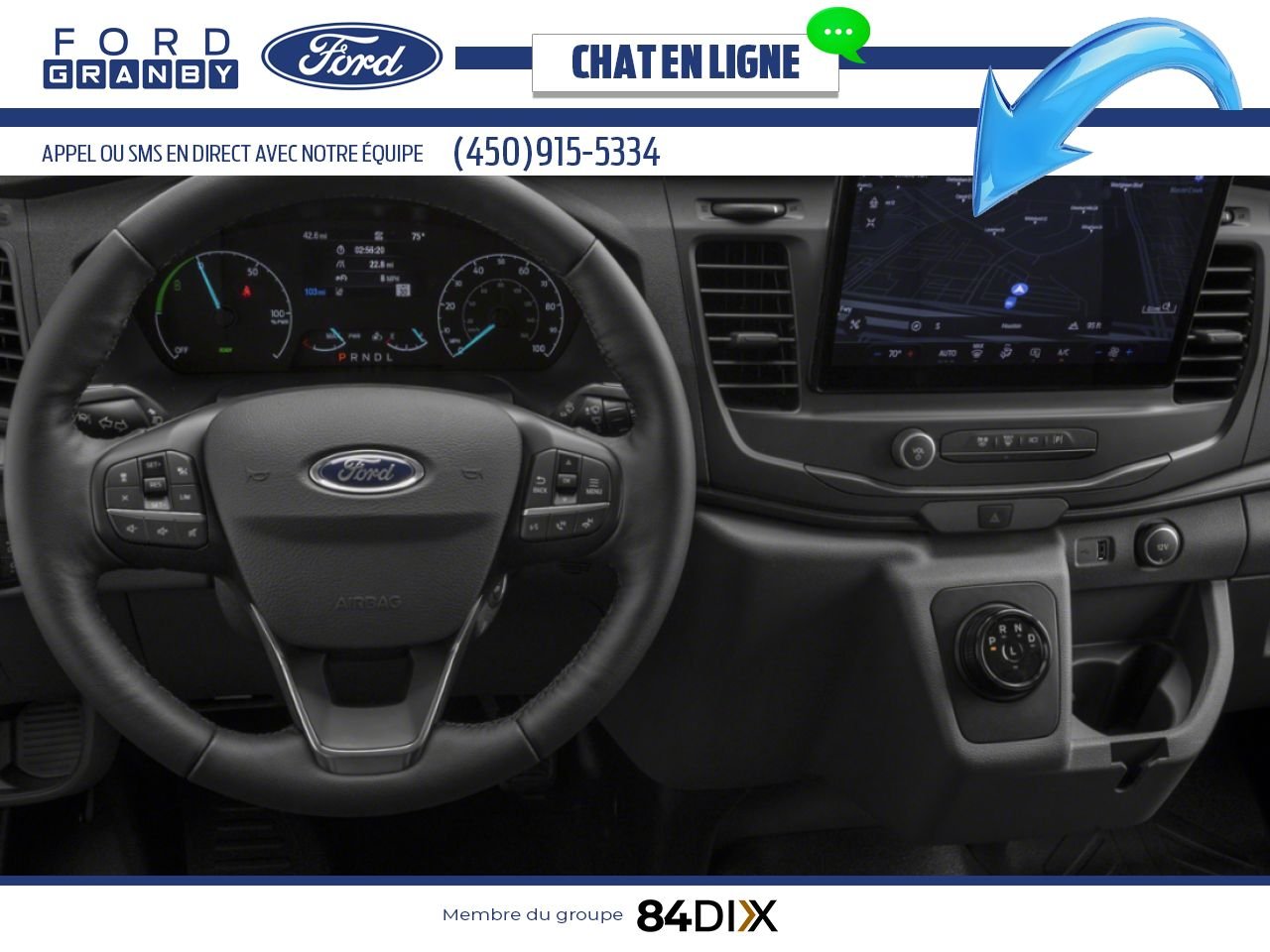 Ford E-Transit fourgonnette utilitaire 2025 Noir agate métallisé Granby - photo #3