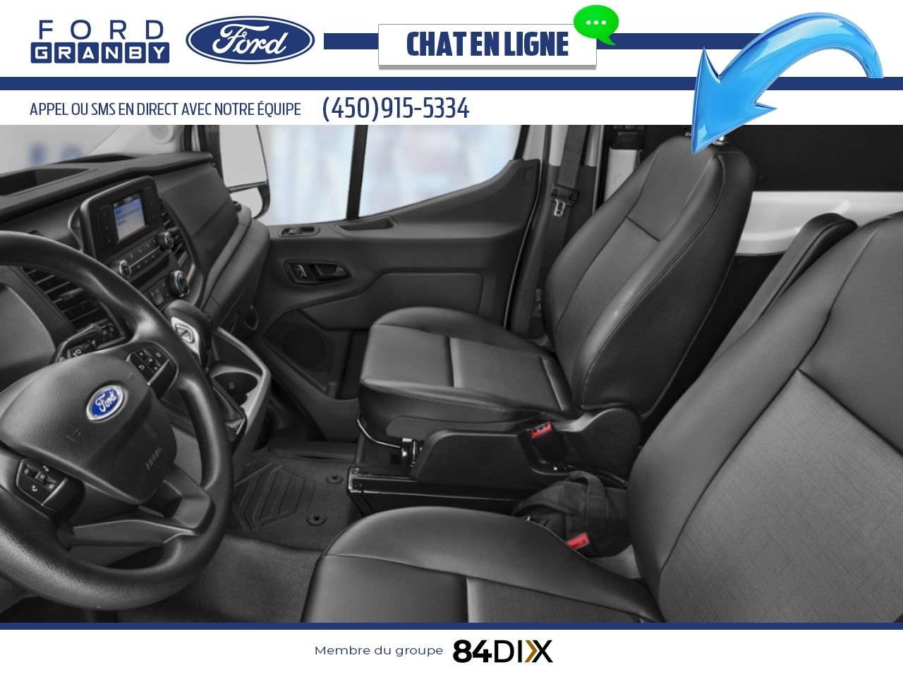 Ford Transit fourgon utilitaire 2025 Blanc Oxford Granby - photo #7