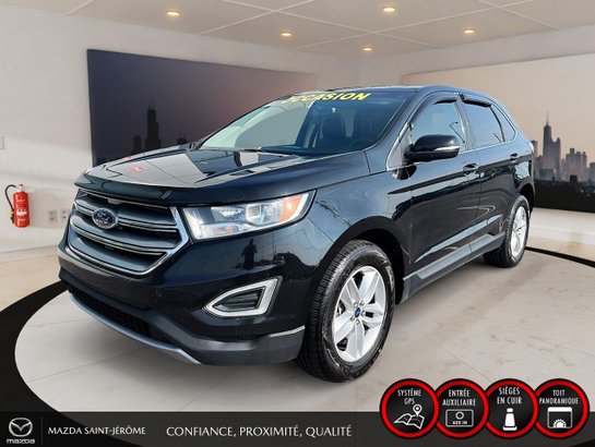 2018 Ford Edge SEL | AWD | TOIT PANORAMIQUE | CUIR | Black