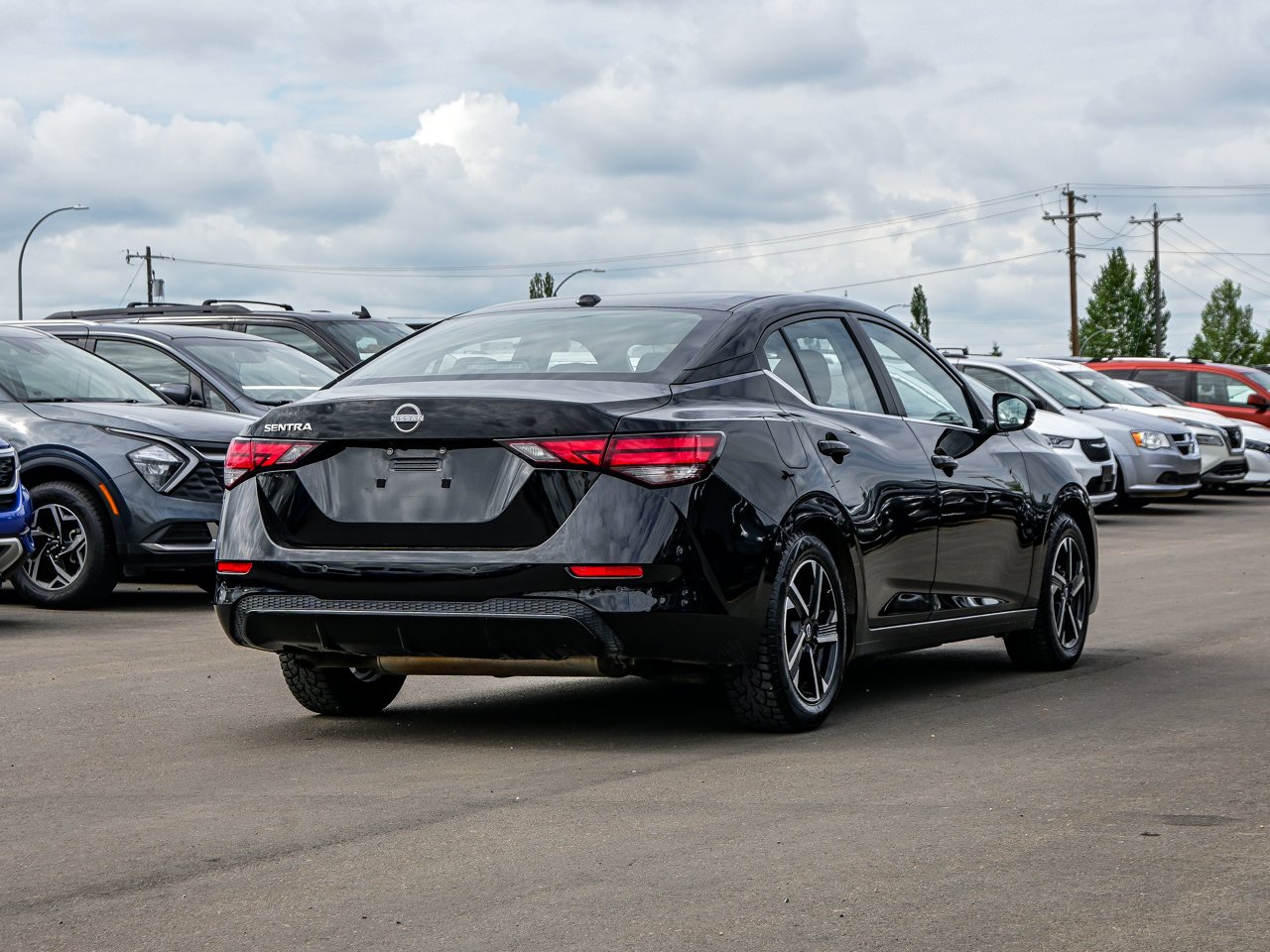 2025 Nissan Sentra SV CVT Black Sherwood Park - photo #12