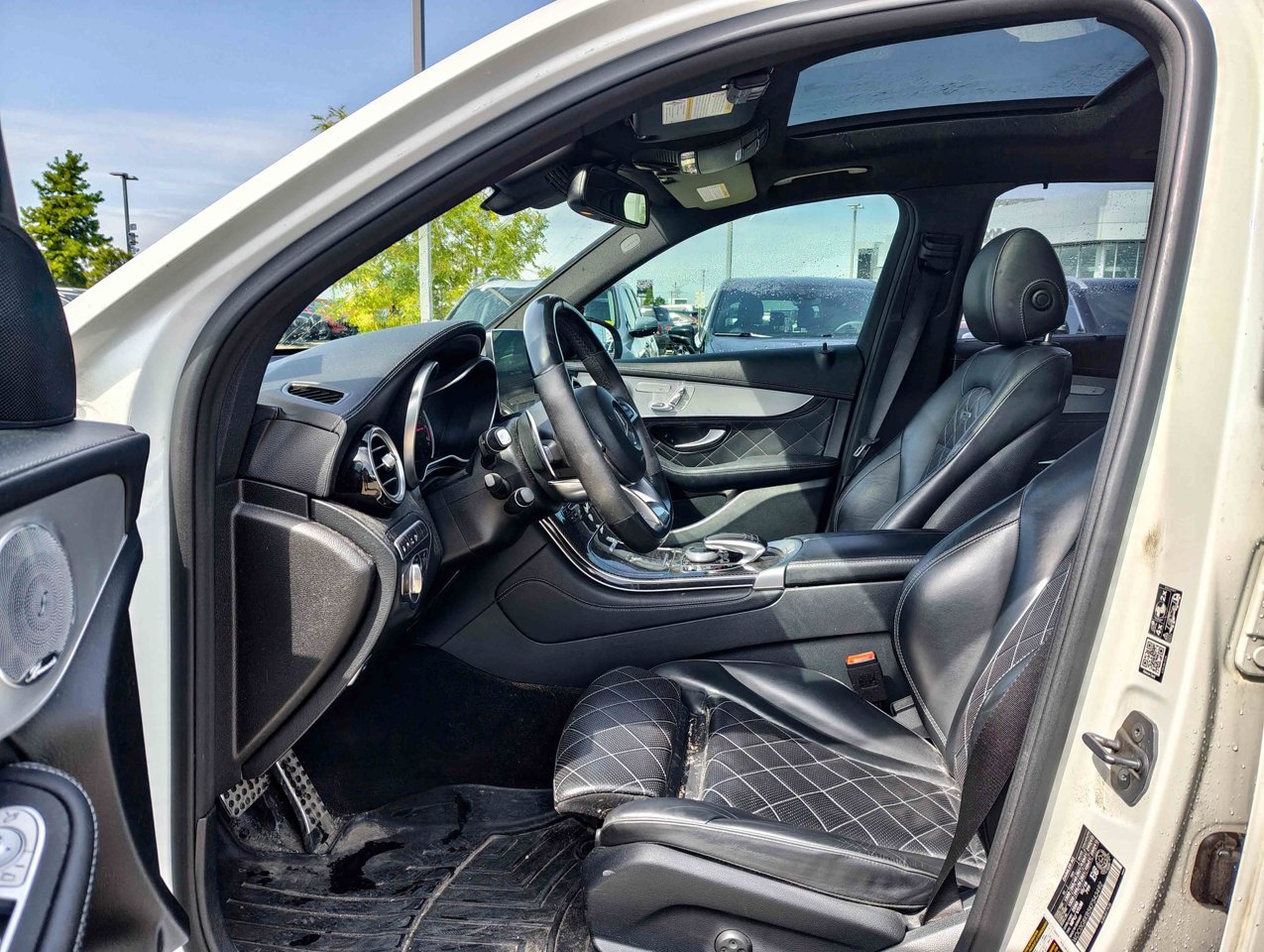 2019 Mercedes-Benz GLC AMG GLC 63 S 4MATIC+ SUV designo Diamond White Sherwood Park - photo #7