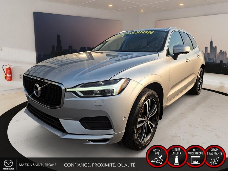 Volvo XC60 T6 Momentum | TOIT OUVRANT | CUIR | AWD | 2019 Gris