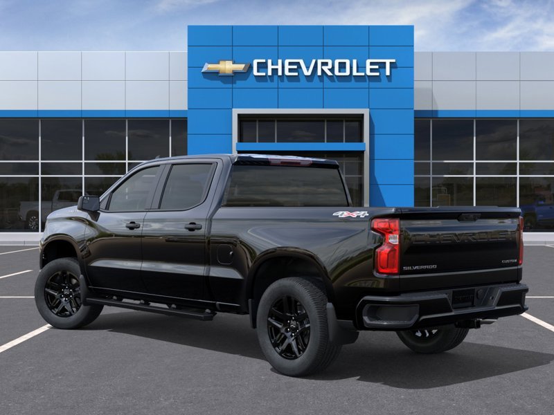 CHEVROLET Silverado 1500 Custom cabine multiplace 4RM 157 po 2026 Noir Ottawa & Gatineau - photo #2