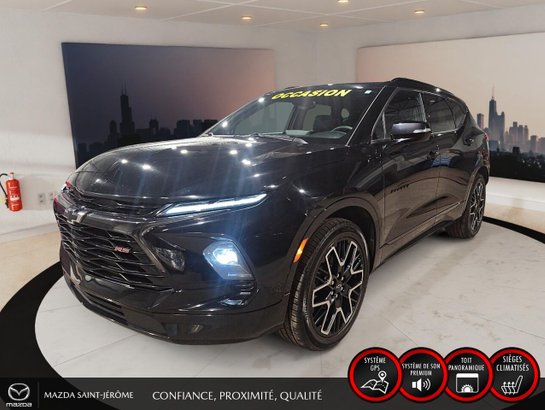 2024 Chevrolet Blazer RS | V6 | AWD | TOIT PANORAMIQUE | CUIR | Black