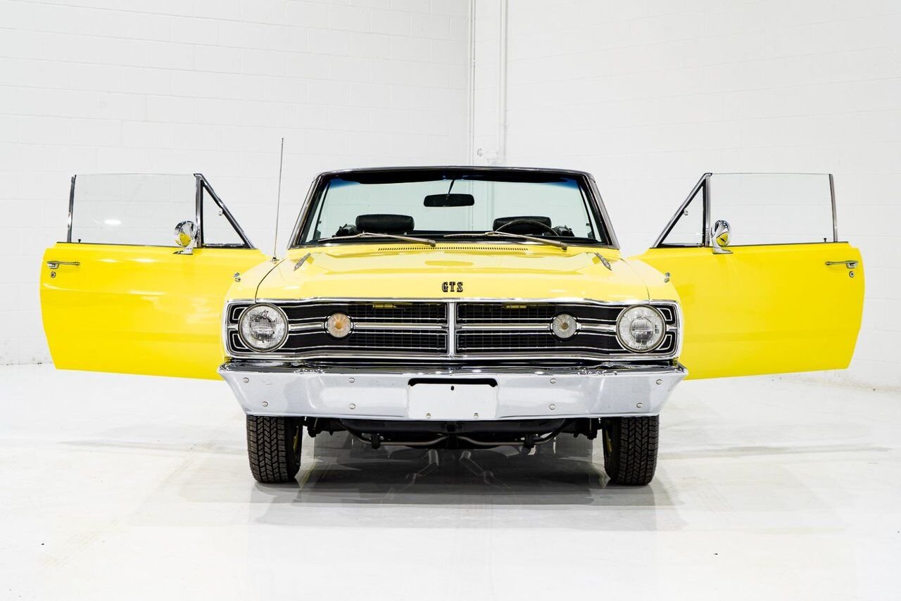1968 Dodge Dart *PRIX EN USD* GTS Conv Matching #s 340 cu in With Original Built Sheet Yellow Montreal - photo #36