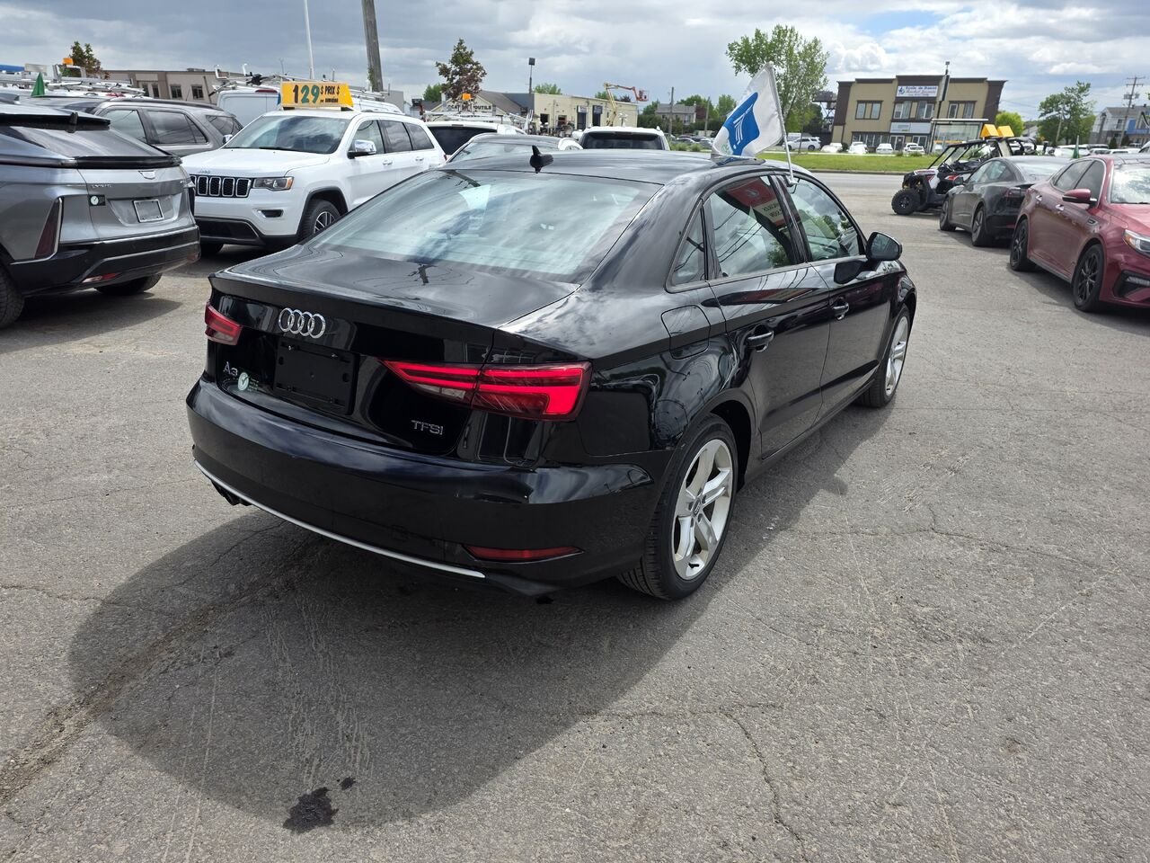 2018 Audi A3 berline Black  - photo #4