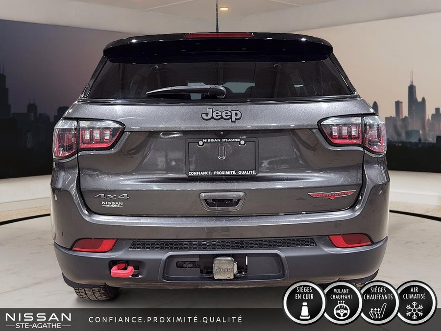 Jeep Compass Trailhawk | 4X4 | VOLANT CHAUFFANT | ATTELAGE | CAMÉRA DE RECUL 2022 Gris