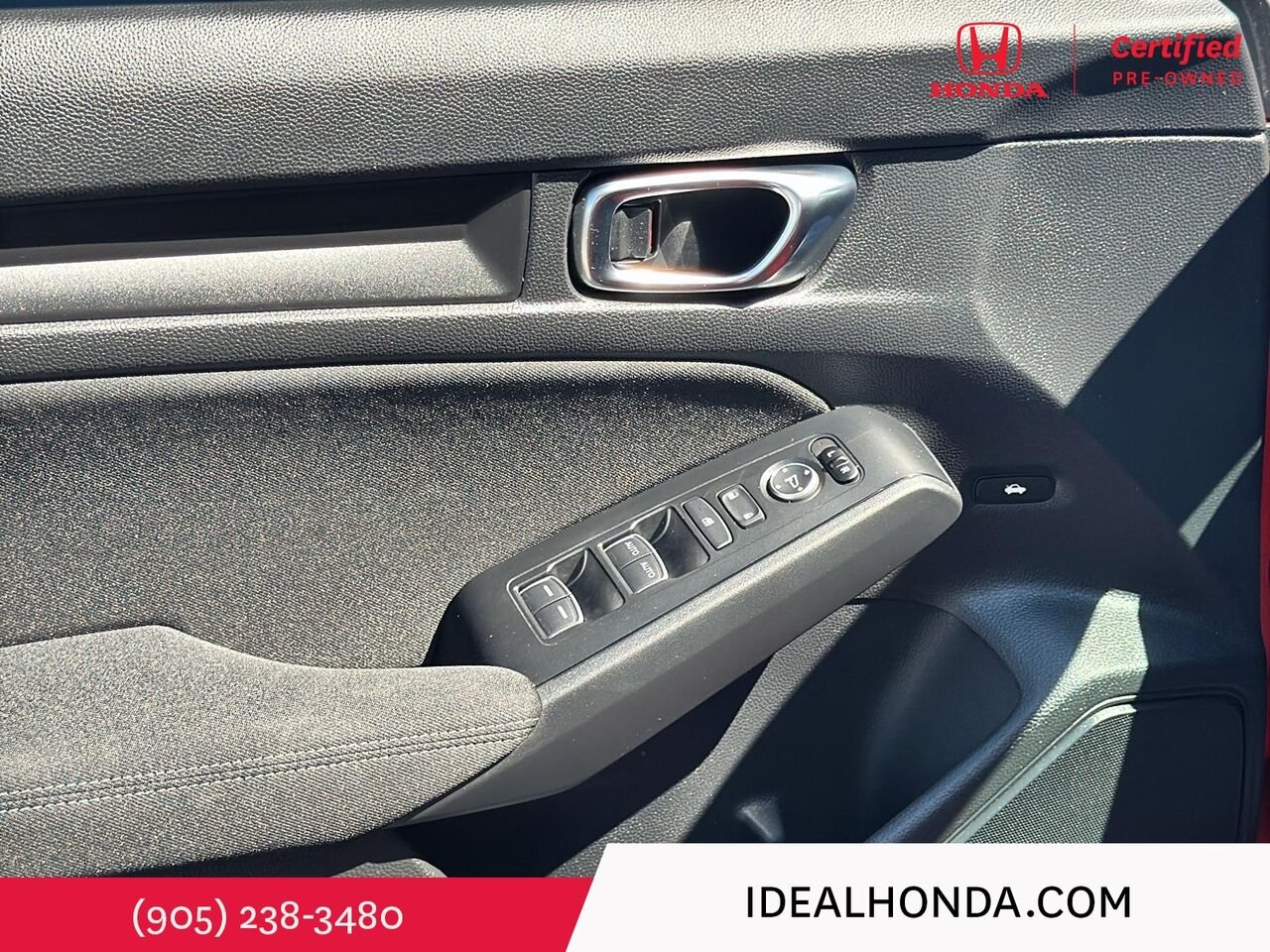 2023 Honda Civic Sedan SPORT CVT Red Mississauga - photo #8