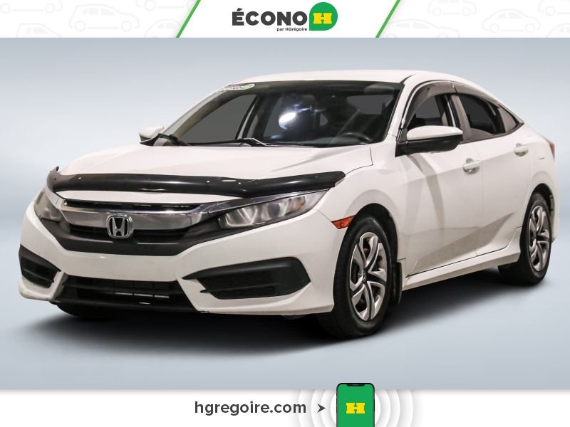 2016 Honda Civic White Laval - photo #2