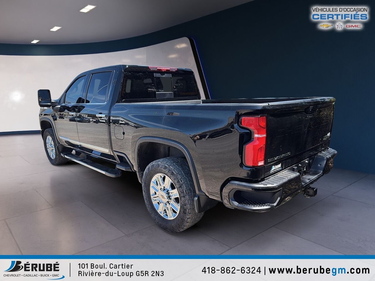 CHEVROLET SILVERADO 2500 CAISSE STANDARD DE 6 PIED High Country 2024 Noir Rivière-du-Loup - photo #2