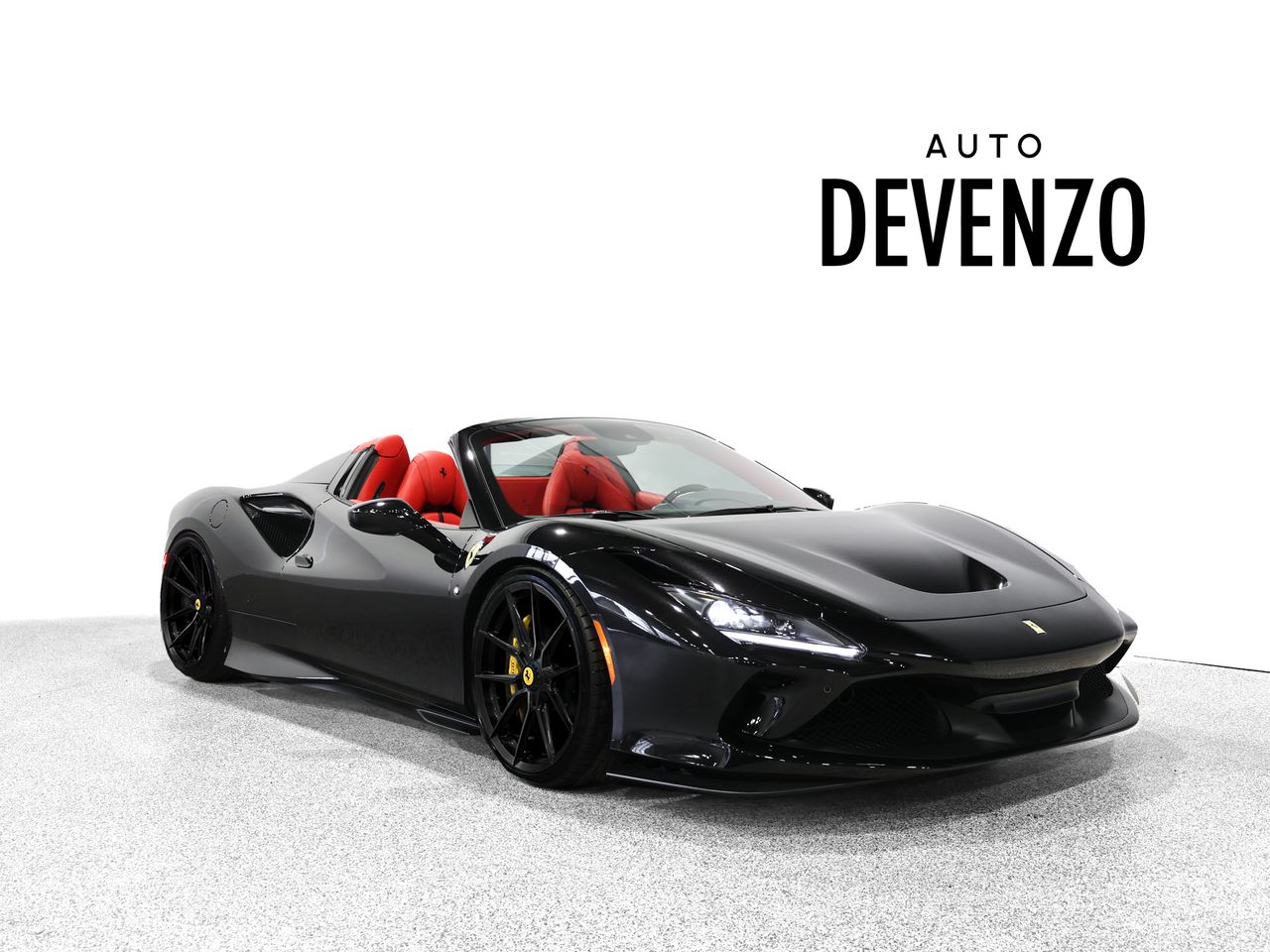 Black 2021 Ferrari F8 Convertible Rear-Wheel Drive Automatic