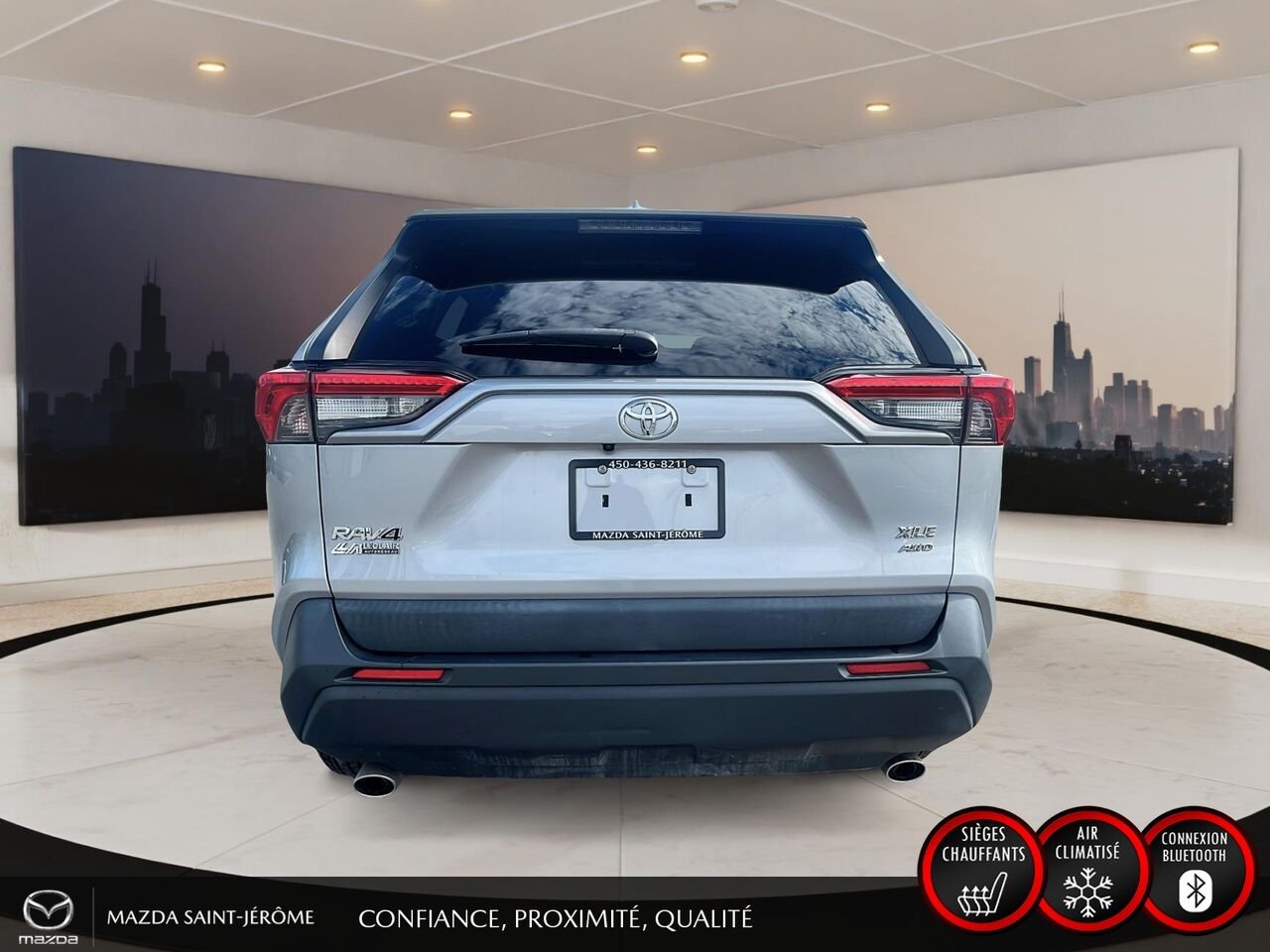 2020 Toyota RAV4 XLE | 49 877 KM | TOIT OUVRANT | AWD | ATTELAGE Silver Saint-Jérôme - photo #6