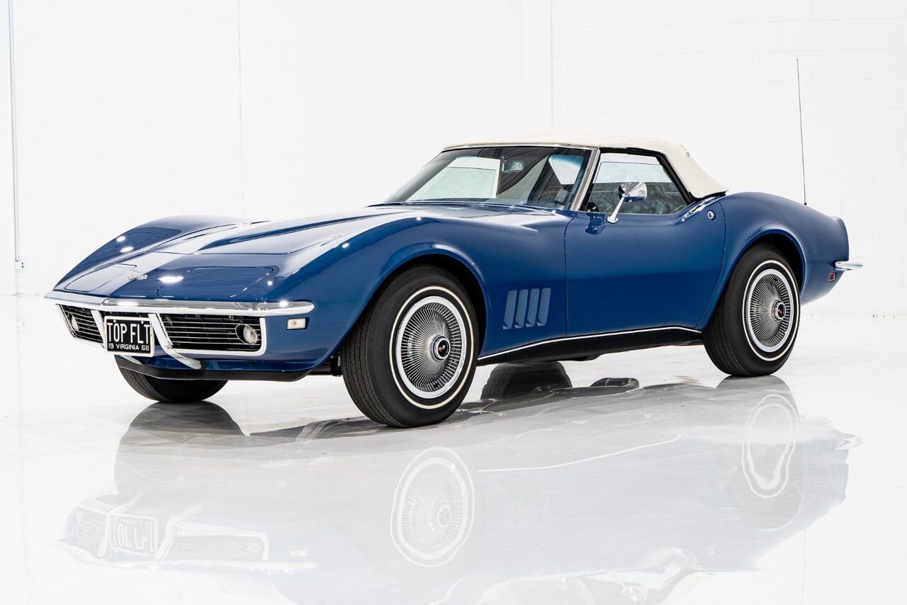 Chevrolet Corvette *PRIX EN USD* Matching numbers Top flight with extensive documentation 1968 Bleu Montréal - photo #63