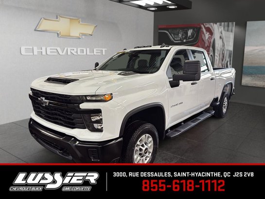 Chevrolet Silverado 2500HD WT cabine multiplace 4RM 159 po 2026 BLANC SOMMET
