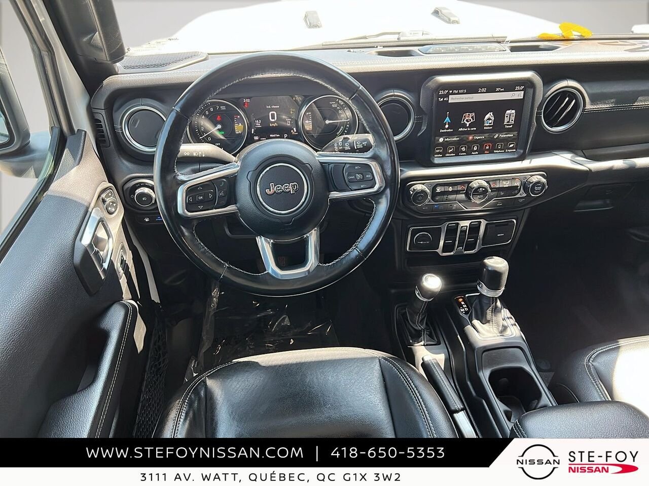 Jeep WRANGLER 4XE UNLIMITED COLD WEATHER GROUP 2022 Blanc Ste-Foy - photo #13