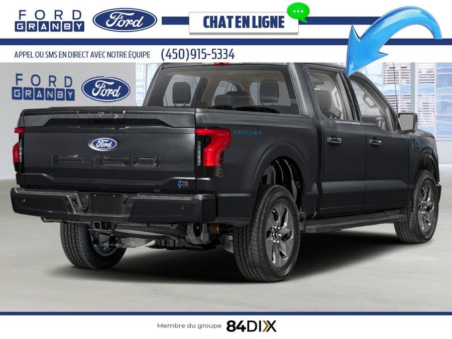 2025 Ford F-150 Lightning Agate Black Metallic