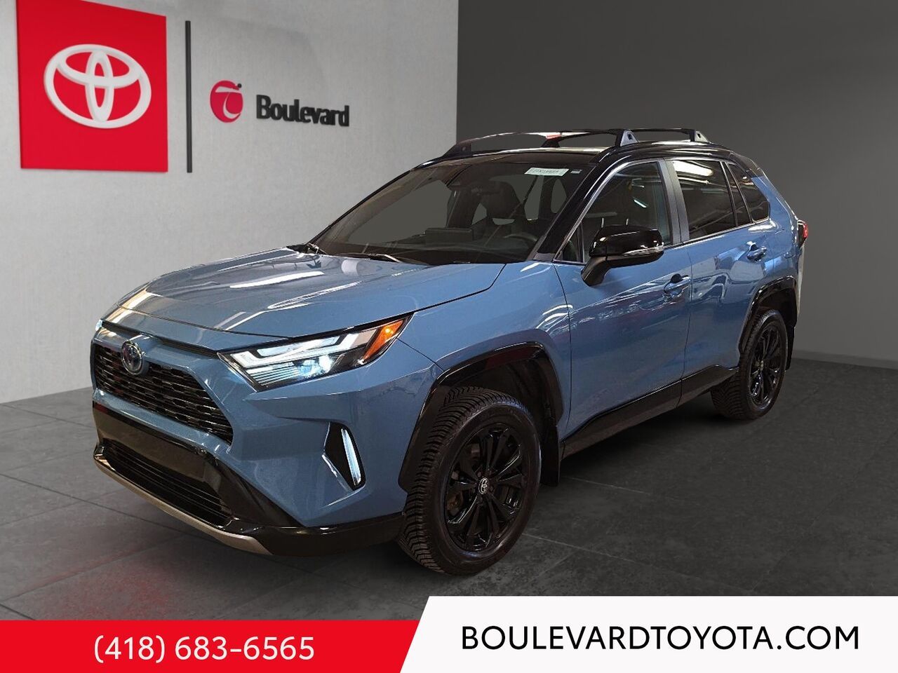 Blue 2024 Toyota RAV4 Hybrid SUV / Crossover All-Wheel Drive Continuously Variable Transmission