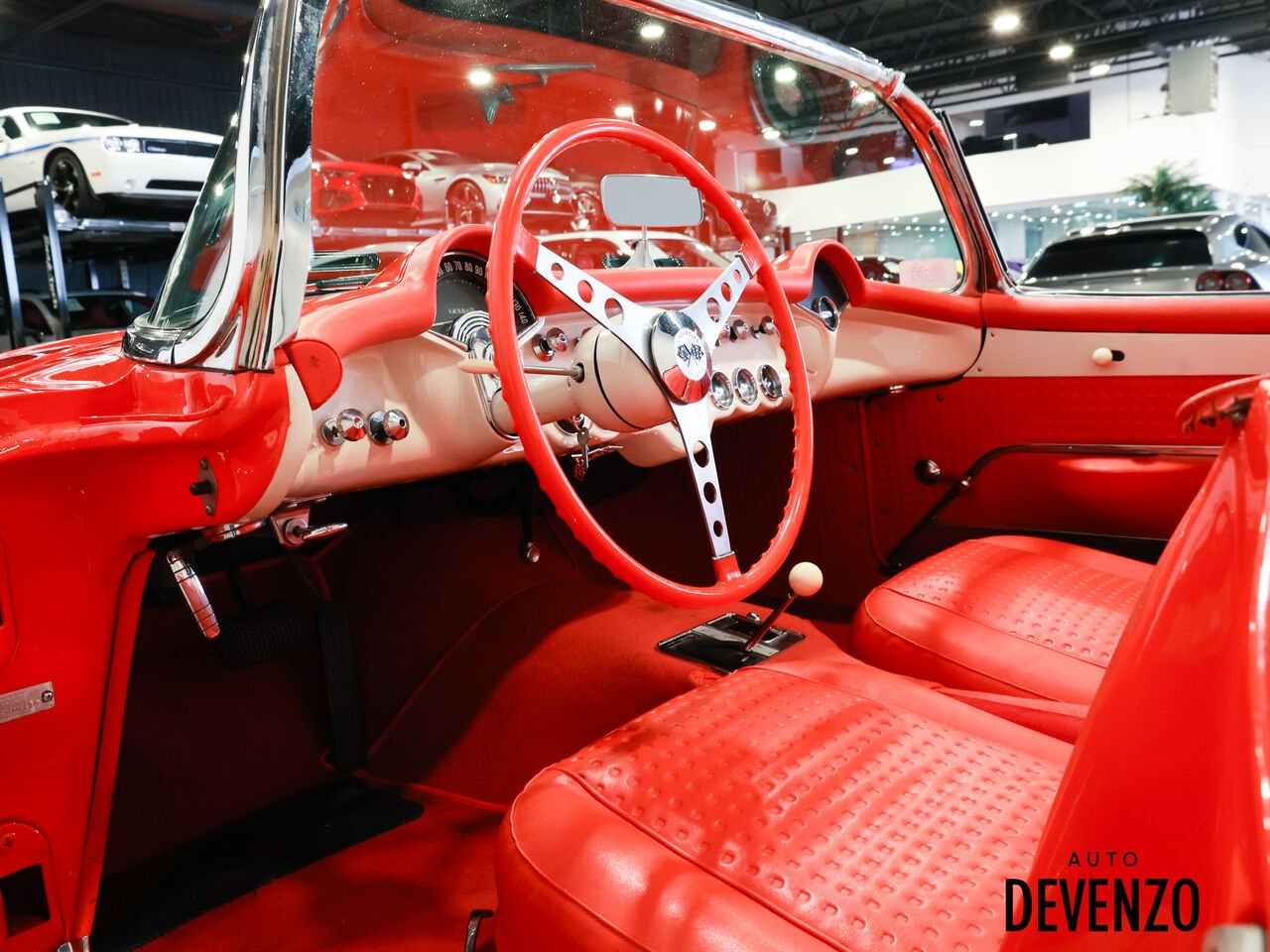 Chevrolet Corvette 1957 Rouge Saint-Eustache - photo #12