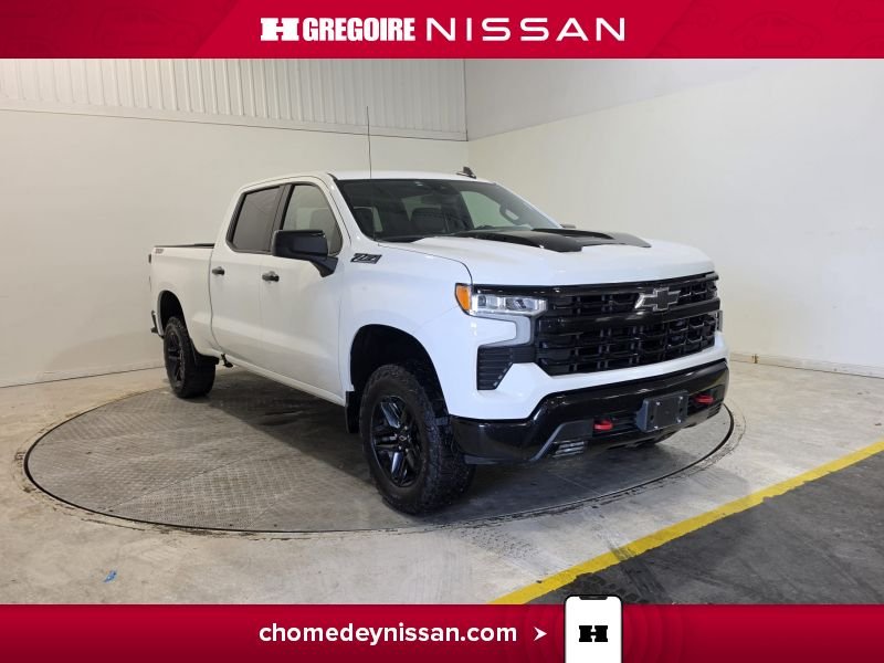 Chevrolet Silverado 1500 CH7257 | LT Trail Boss * Diésel * Cuir * Caméra * Crew 2024 Blanc Laval - photo #0