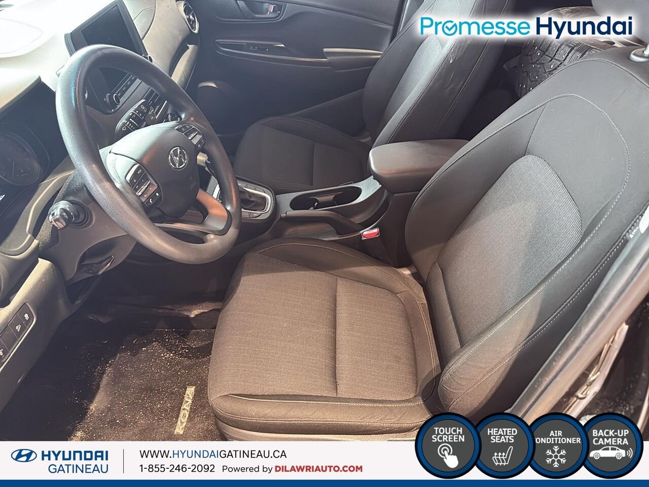2022 Hyundai Kona 2.0L Essential *** awd , sieges chauffant , certifier *** Black Ottawa & Gatineau - photo #6