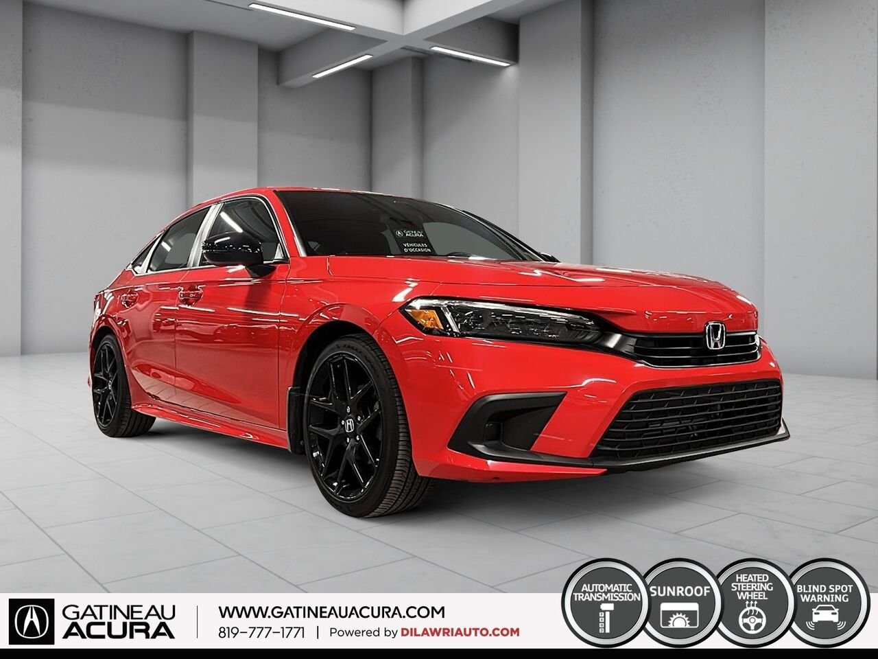 Honda Civic Sport 2022 Rouge Ottawa & Gatineau - photo #13