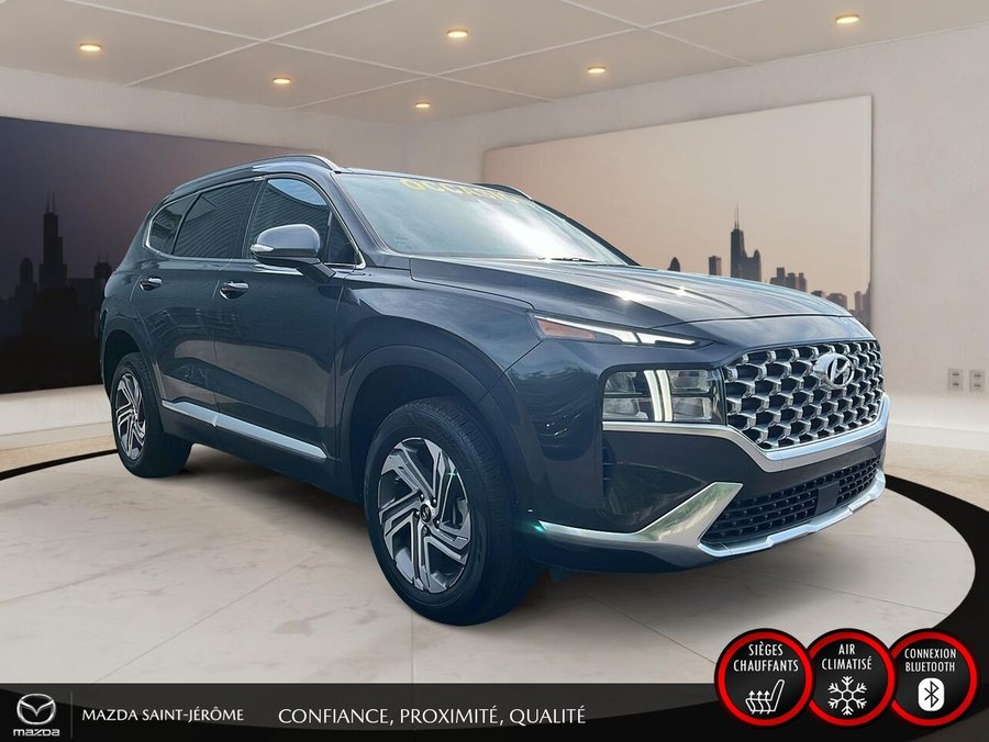 Hyundai Santa Fe Preferred TI ens. Trend | TOIT PANO | SIMILICUIR | AWD | 52 771 KM 2023 Gris