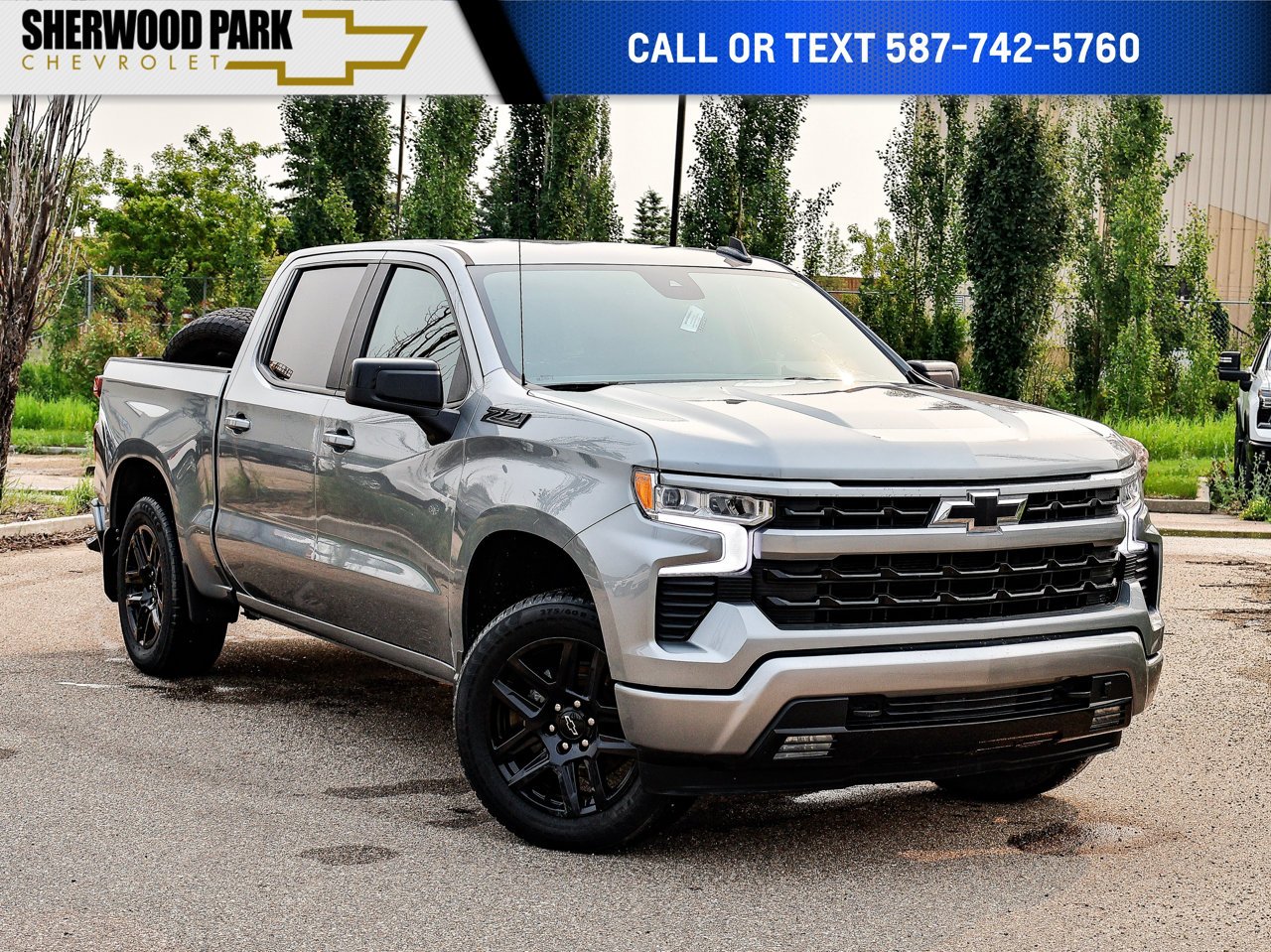 2024 Chevrolet Silverado 1500 4WD Crew Cab 147 RST Grey Sherwood Park - photo #0