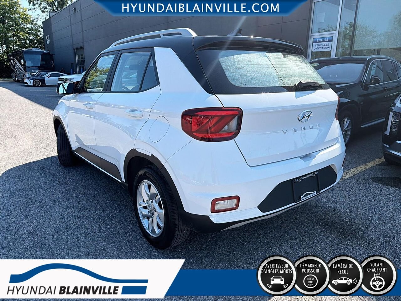 Hyundai Venue 2022 Blanc Blainville - photo #5