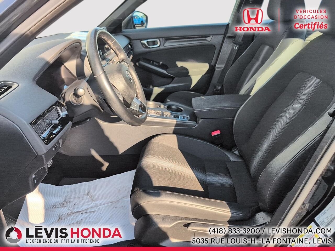 Honda Civic Sport-B Sport-B CVT 2023 Noir Lévis - photo #16