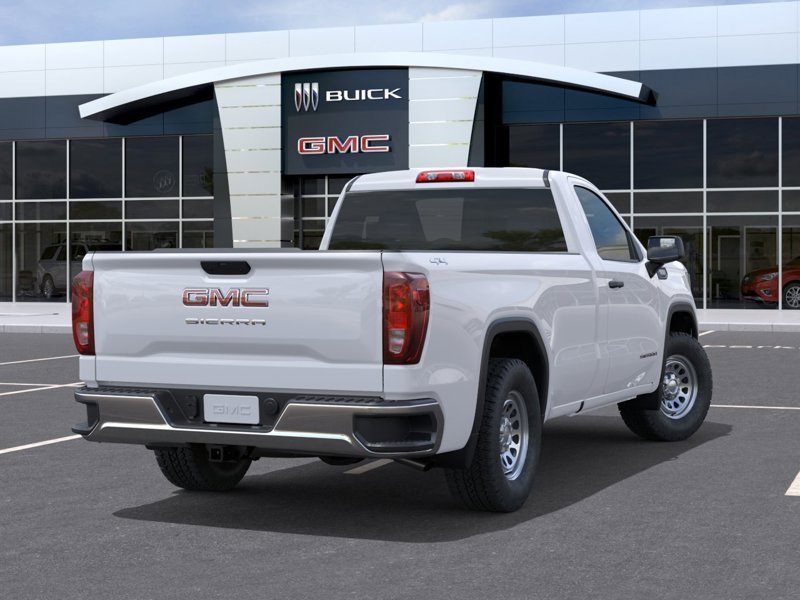 GMC SIERRA 1500 Pro cabine classique 4RM 140 po 2026 Blanc Sherbrooke - photo #3