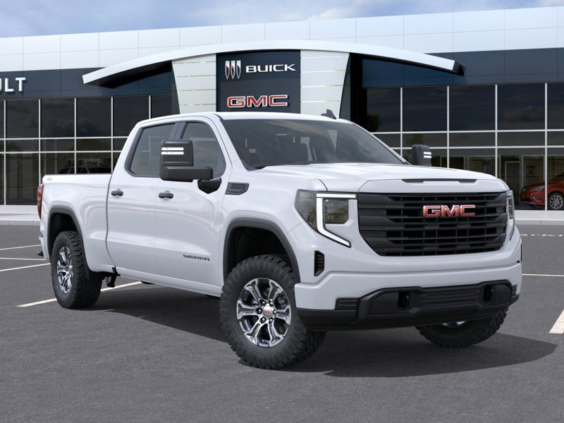 GMC SIERRA 1500 Pro cabine multiplace 4RM 157 po 2026 Blanc Sherbrooke - photo #6