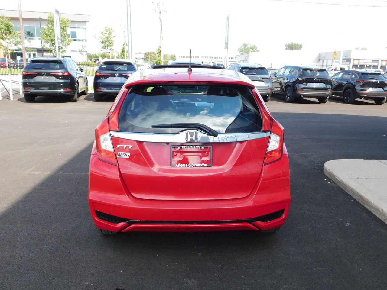 2019 Honda Fit EX CVT Red Gatineau - photo #3