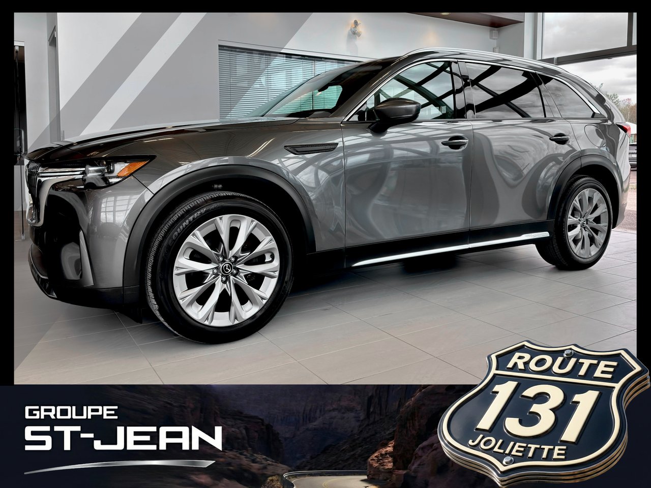 Mazda CX-90 hybride léger 2024 Noir Notre-Dame-des-Prairies - photo #0
