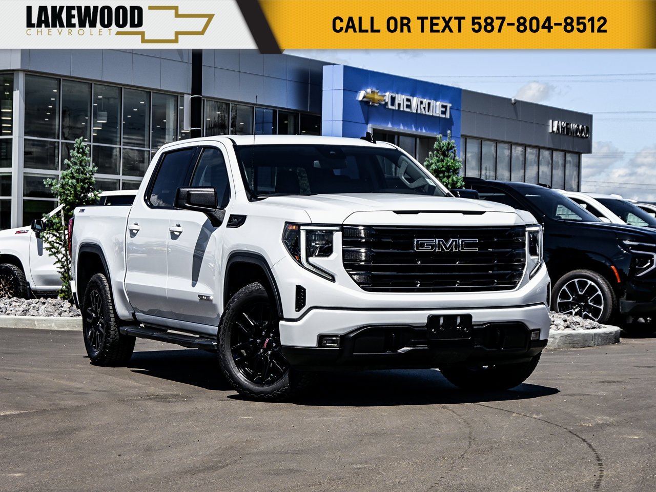 2025 GMC Sierra 1500 4WD Crew Cab 147 Elevation White Sherwood Park - photo #0