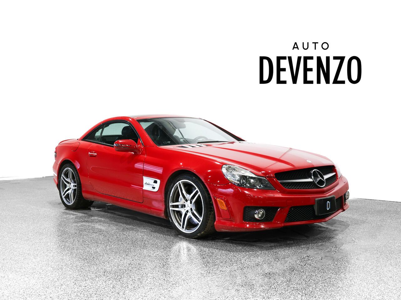 Red 2009 Mercedes-Benz SL-Class Convertible Rear-Wheel Drive Automatic