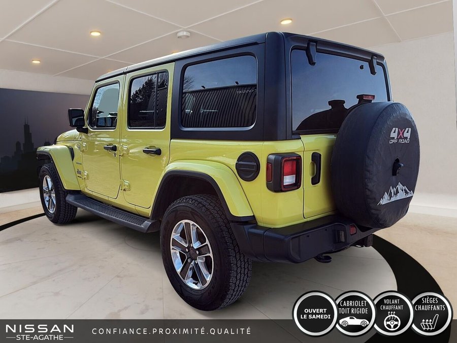 Jeep Wrangler Sahara | V6 | 4X4 | 4 PORTES | 2023 Jaune