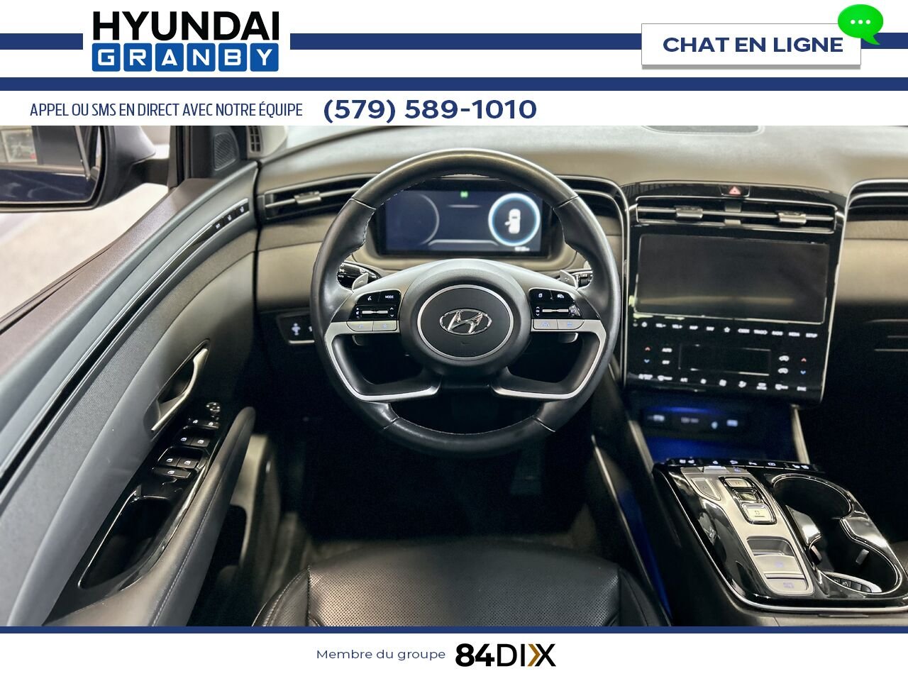 Hyundai Tucson hybride rechargeable 2024 Bleu Granby - photo #15